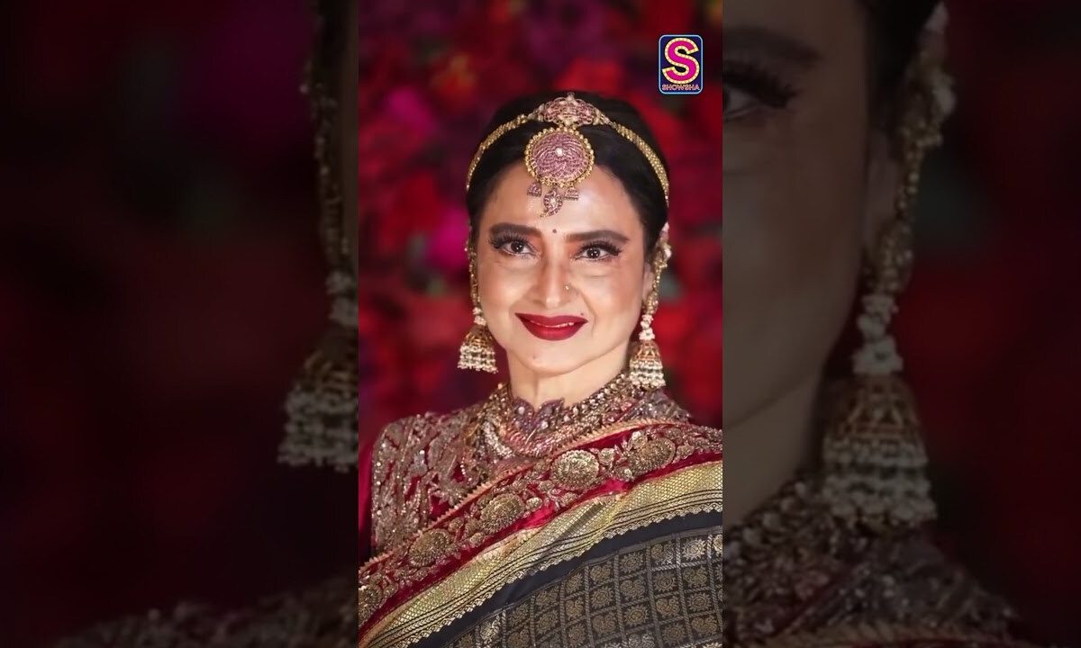 Classic And Timeless: Rekha Reuses Her Saree From The Premiere Of Black At Aadar’s Wedding
