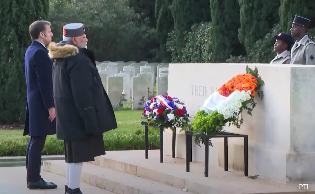 PM Visits Cemetery In Marseille’s France, Inaugurates Indian Consulate