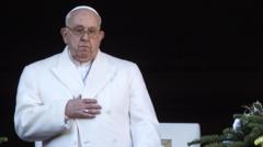 Pope’s health improving as he remains in hospital