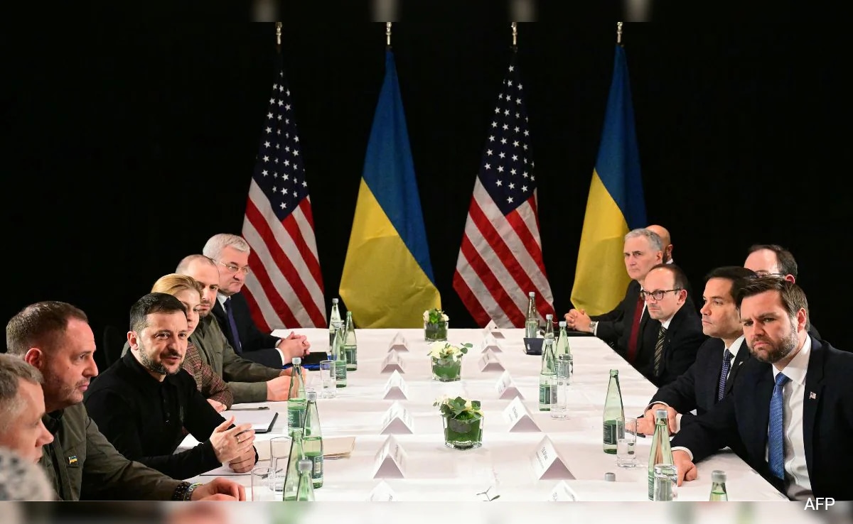 Ukraine’s “Low Chance To Survive” Message To US Amid Munich Talks To End War