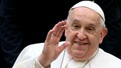 Pope alert and joking in hospital, says Italy’s PM after visit