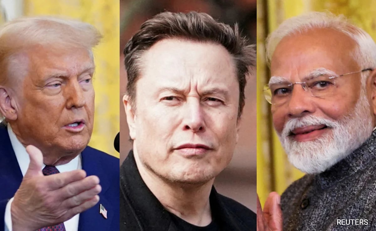 “Very Unfair”: Donald Trump On Elon Musk’s Tesla Building Factory In India