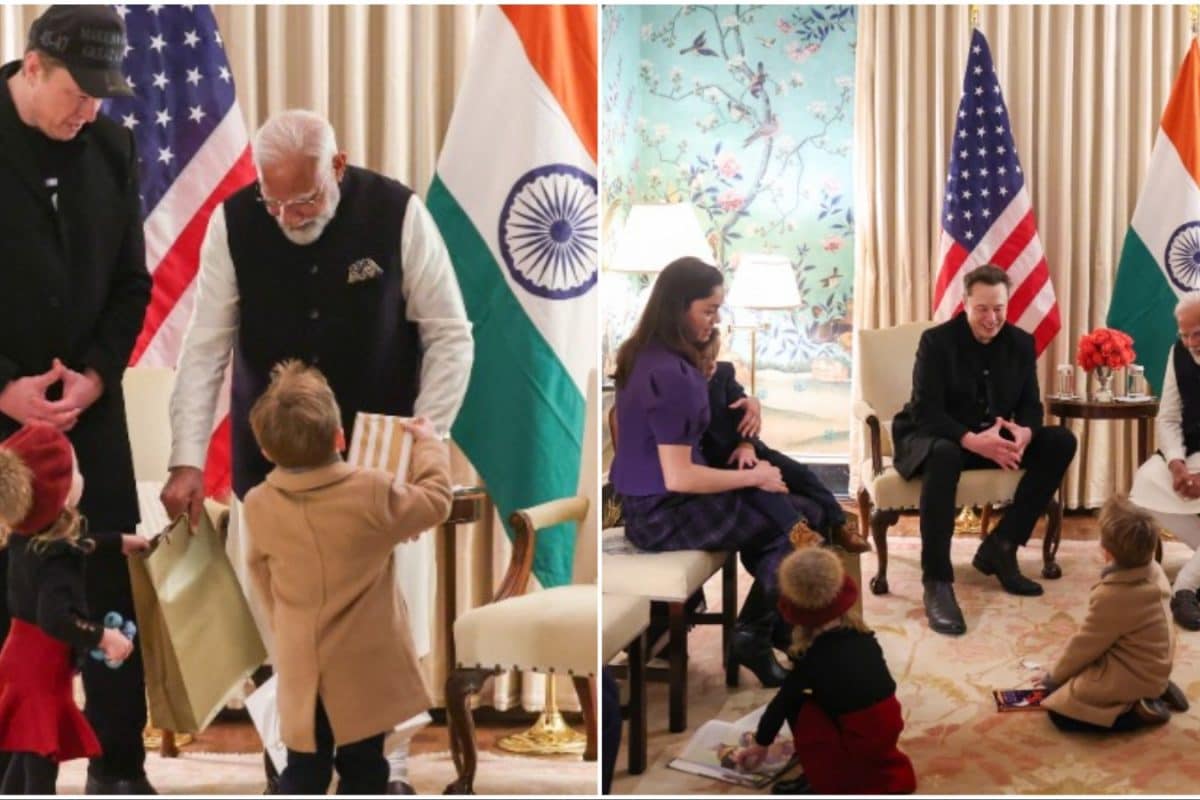 PM Modi Gifts Top Indian Classic Books To Elon Musk’s Children During US Visit