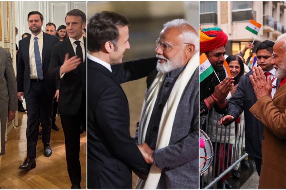 Key Moments From PM Modi’s Day 1 Of France Visit: Meeting Macron, JD Vance And Diaspora Welcome
