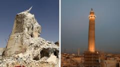 Mosul’s landmarks rise again after IS destruction