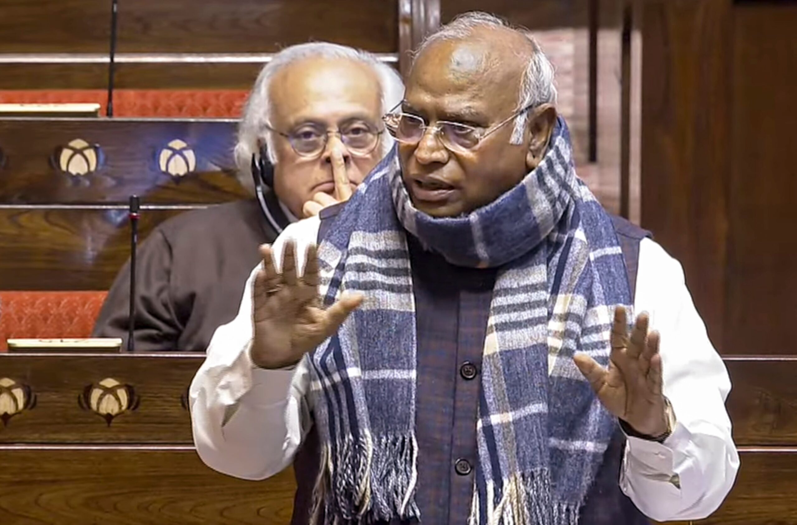 “Tera Baap…”: M Kharge’s Outburst In Rajya Sabha As BJP MP Interrupts Him