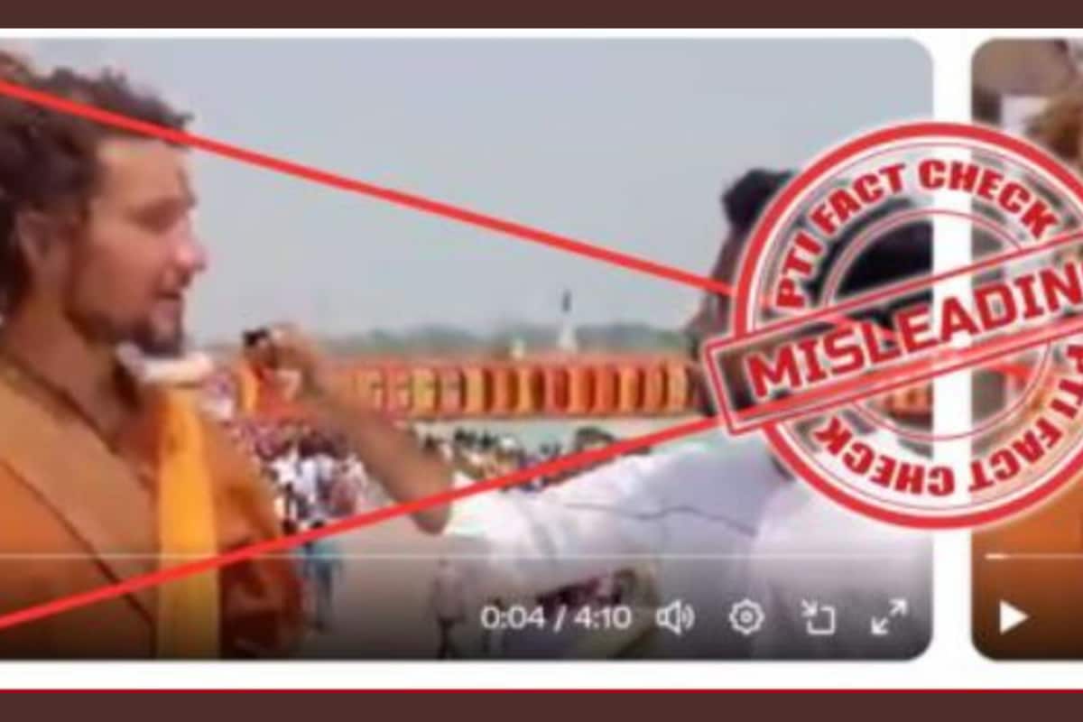 Fact Check: Video Of Foreign Saint Walking Switzerland To Haridwar Is From 2021 Kumbh Not 2025 Maha Kumbh