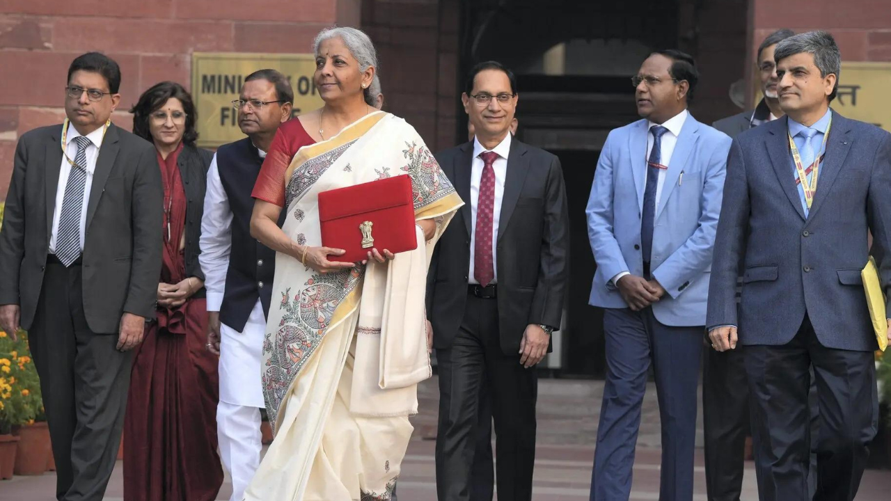 Budget 2025: FM Sitharaman wears saree honouring Madhubani art, Dulari Devi