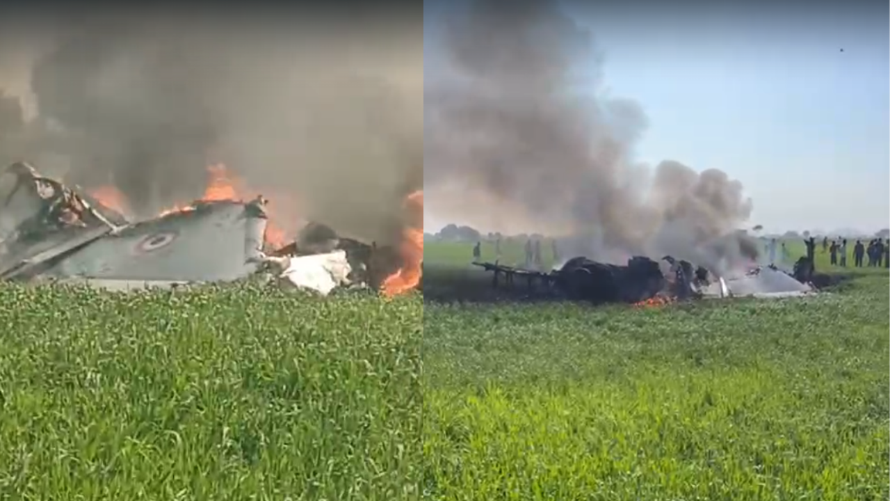 IAF Mirage fighter jet crashes during training sortie in Madhya Pradesh