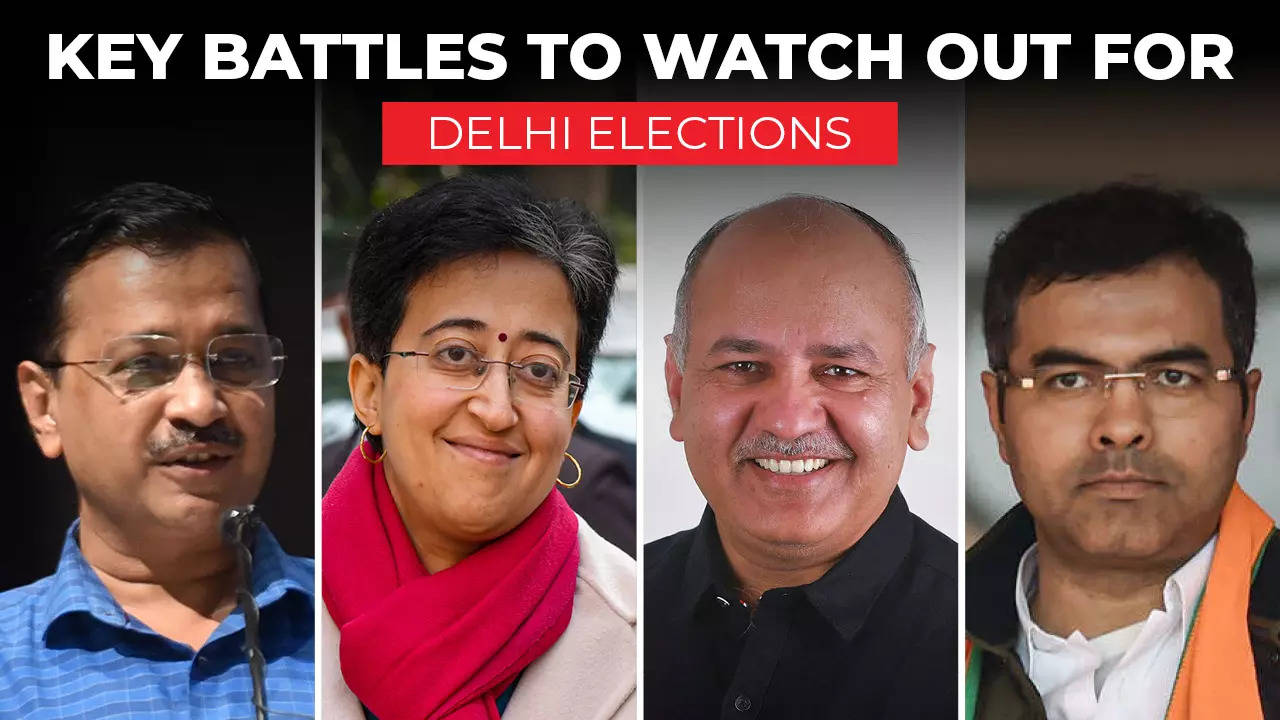 Delhi election results 2025: Top 5 battles to watch out for