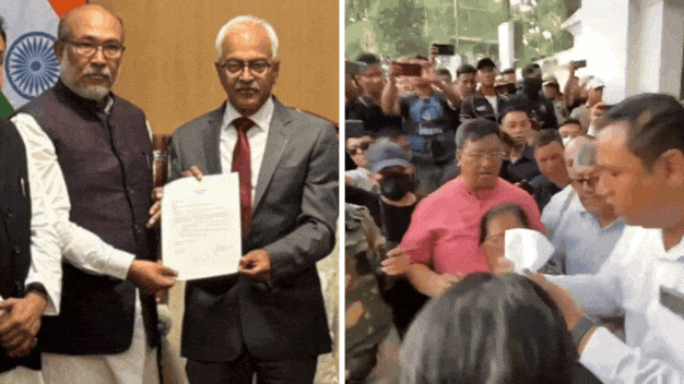 What happened when Biren Singh tried to resign as Manipur CM in 2023