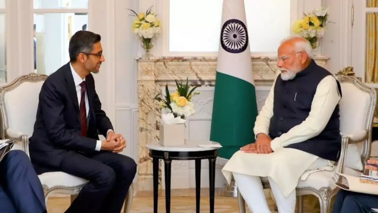 Sundar Pichai meets PM Modi, discusses ‘opportunities AI will bring to India’