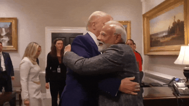 ‘We missed you a lot’: Trump greets PM Modi with a hug; watch video