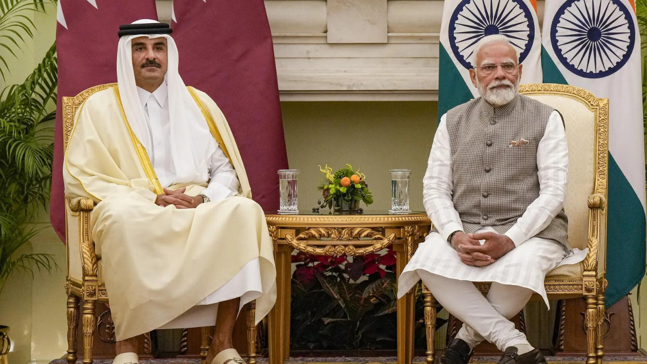Qatar to invest  billion, PM Modi and Amir discuss FTA, Gaza