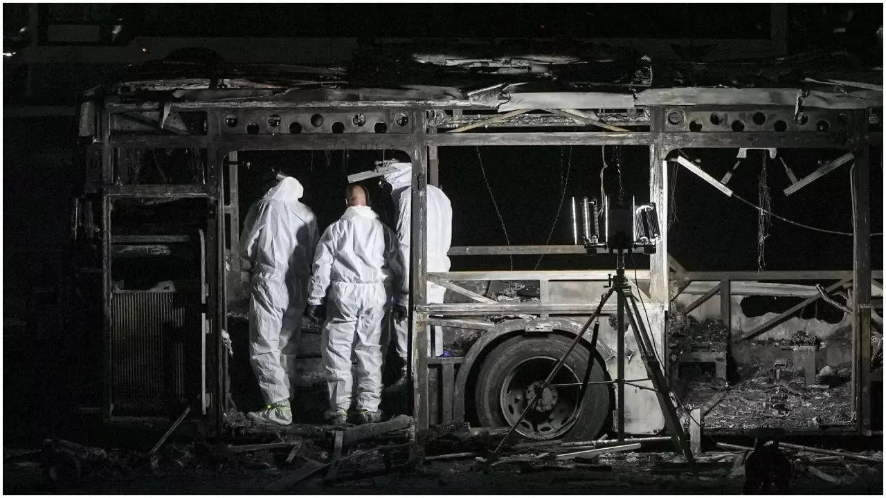 Multiple bus explosions in Israel, police say ‘suspected terror attack’