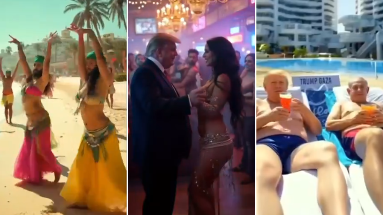 Watch: ‘Trump Gaza’ features men in bikinis, Netanyahu enjoying pool-side drinks