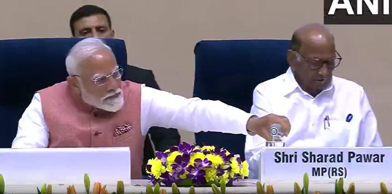 Video: At Marathi Lit Fest, PM Modi’s Gesture To Sharad Pawar