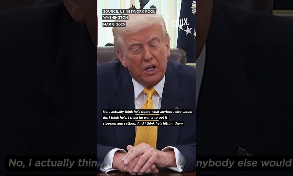 ‘Putin Doing What Anybody Else Would…’ Trump Shrugs Off Impact of Intel Sharing Pause | Ukraine
