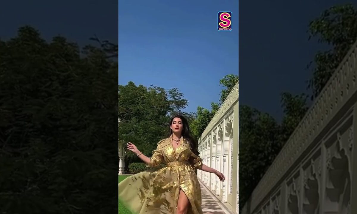 Stunning Nora Fatehi Shines Bright In A Golden Dress | Bollywood | Celebrity |     Actress | N18S