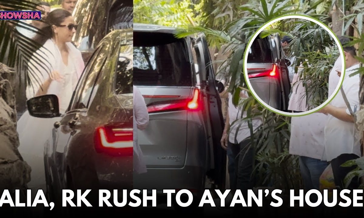 Ranbir Kapoor & Alia Bhatt Rush To Ayan Mukerji’s House From Alibaug For His Father’s Last Rites
