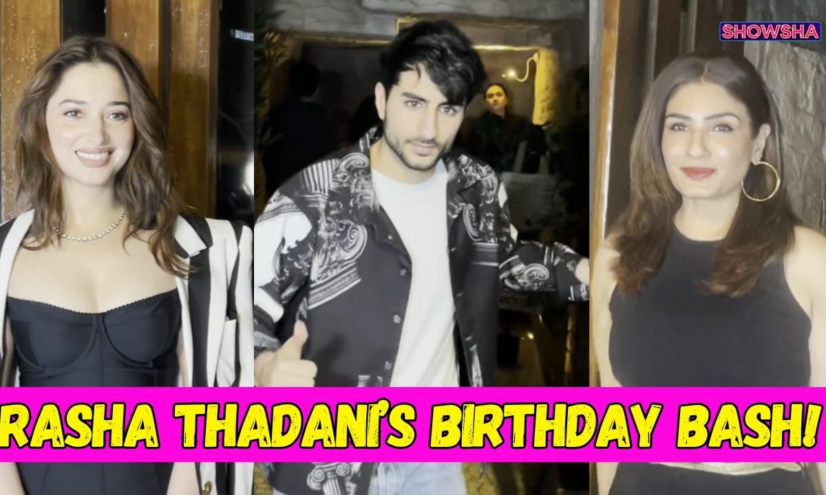 Ibrahim Ali Khan, Tamannaah, Veer Pahariya & More Attend Rasha Thadani’s Birthday Dinner Party