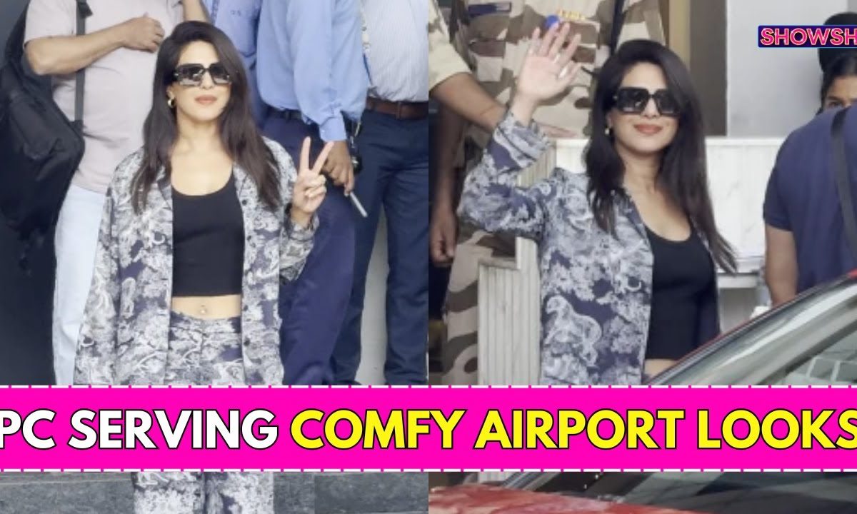 Priyanka Chopra Serves Ultimate Airport Fashion Goals In Chic Printed Co-Ord Set & We’re Obsessed