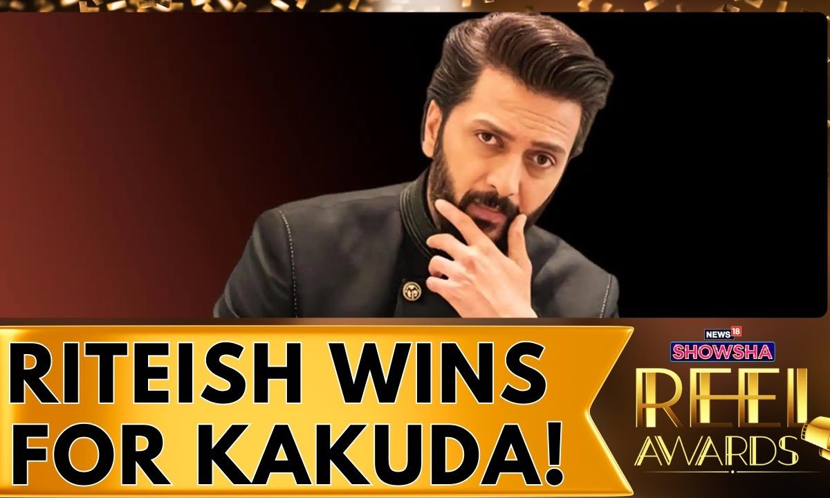 Riteish Deshmukh Wins Best Comic Performance For Kakuda At #ShowshaReelAwards 2025