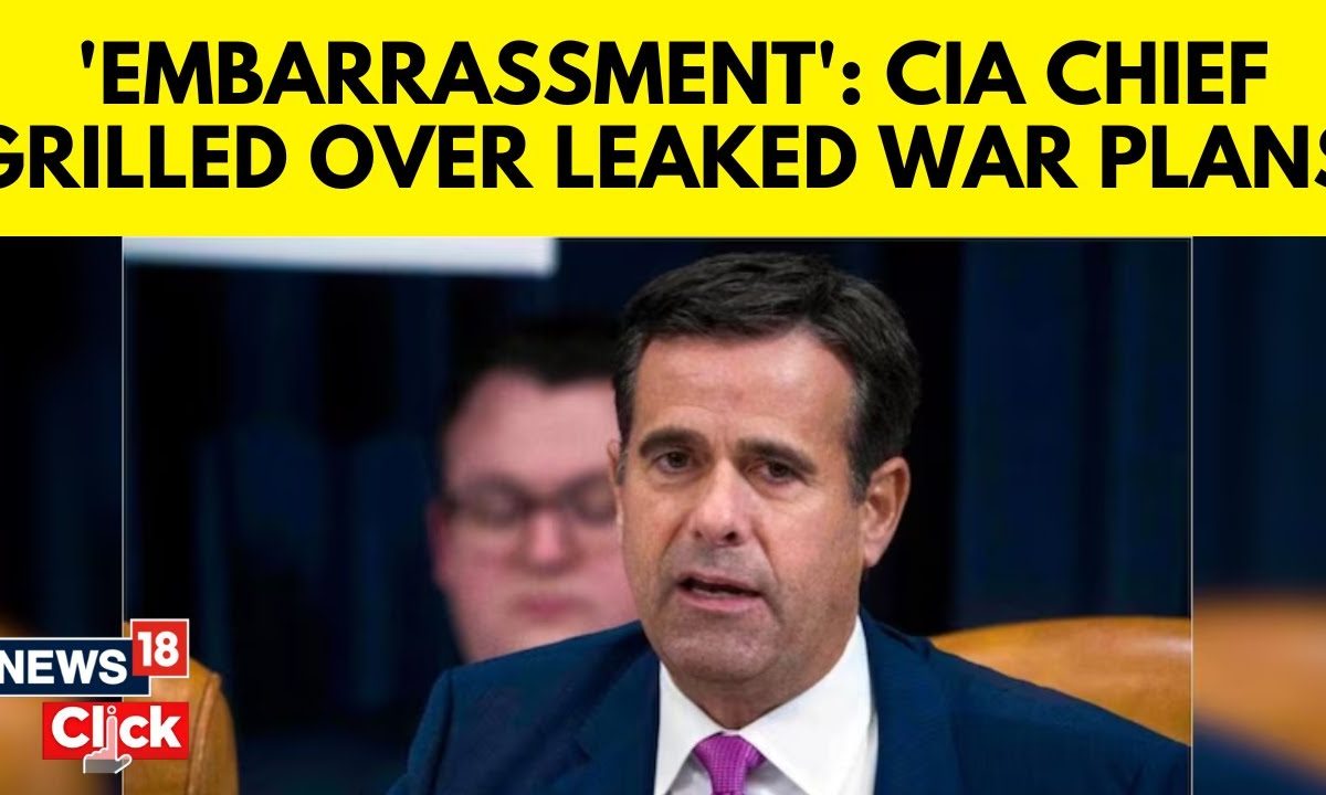 John Ratcliffe Faces Epic Grilling Over Leaked War Plans In Senate Intel Committee | N18G