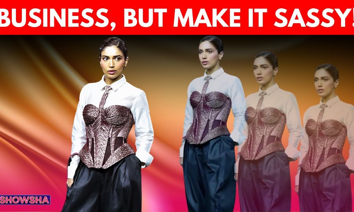 Bhumi Pednekar Masters Power Dressing With A Flirty Twist At Lakmē Fashion Week | WATCH