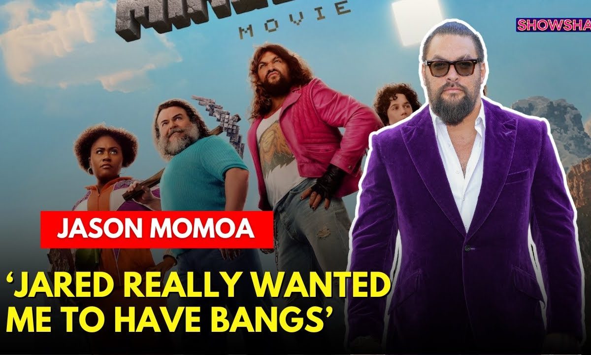 Jason Momoa & Jack Black Share Their Backstage Camaraderie At ‘Minecraft’ Movie’s World Premiere
