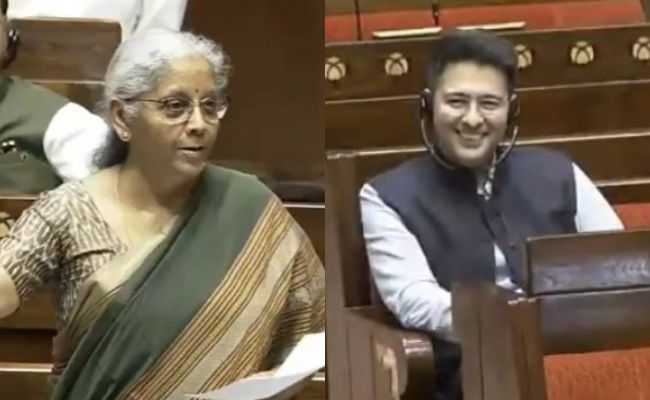 “Amused”: Nirmala Sitharaman As AAP’s Raghav Chadha Flags Bank Conditions