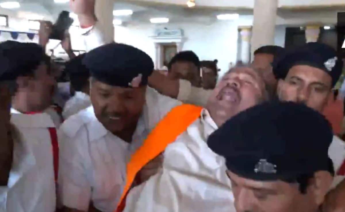 Video: Suspended Amid Honey Trap Row, Karnataka MLAs Carried Out By Marshals