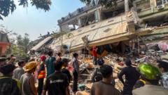 Myanmar quake toll passes 1,600 as people dig for survivors with bare hands