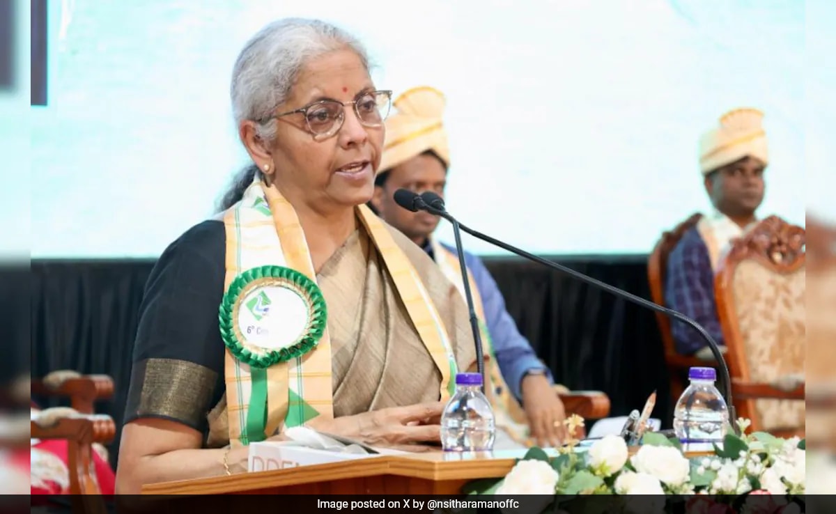 Promotes Secessionist Sentiments”: N Sitharaman Slams DMK’s Rupee Move