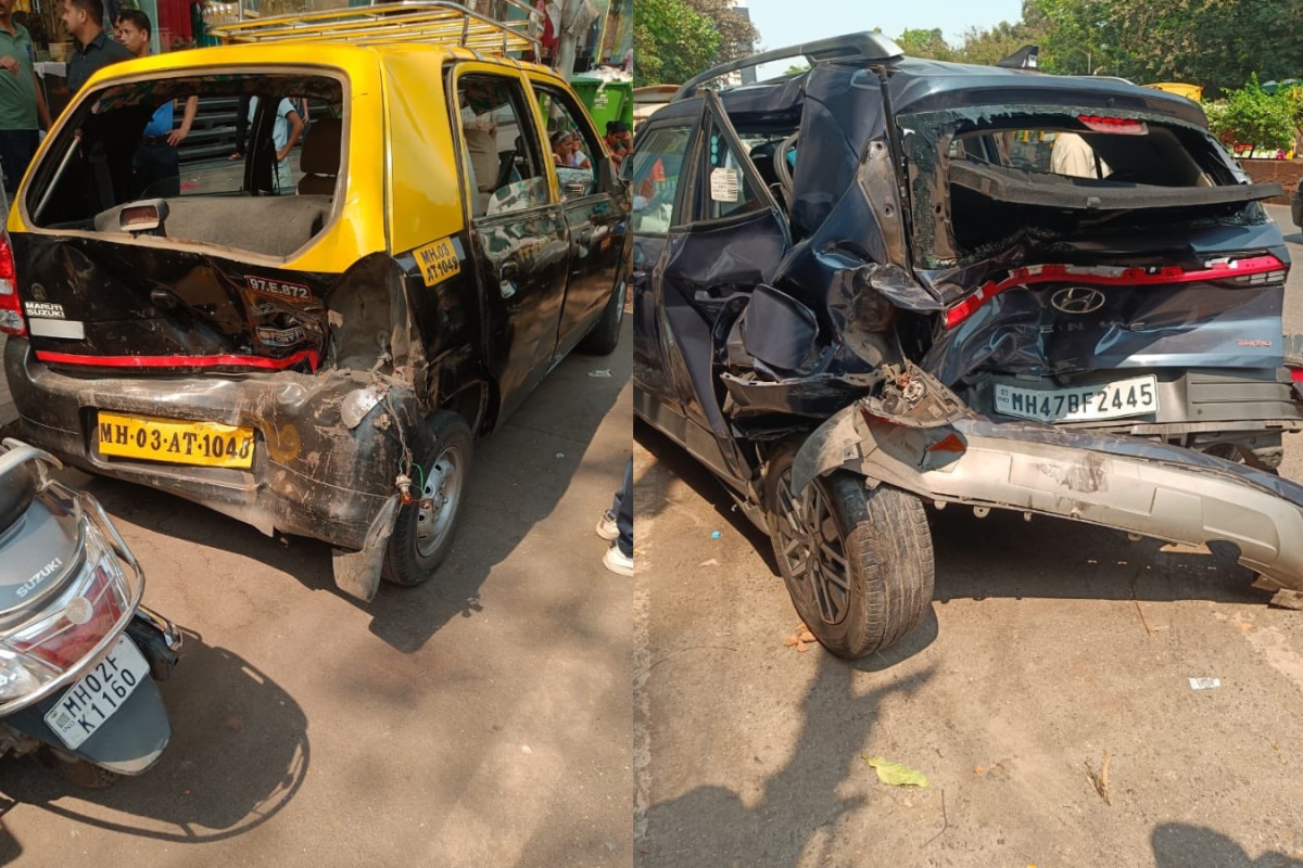 2 Killed After Speeding SUV Crashes Into Taxi In Mumbai’s Dadar