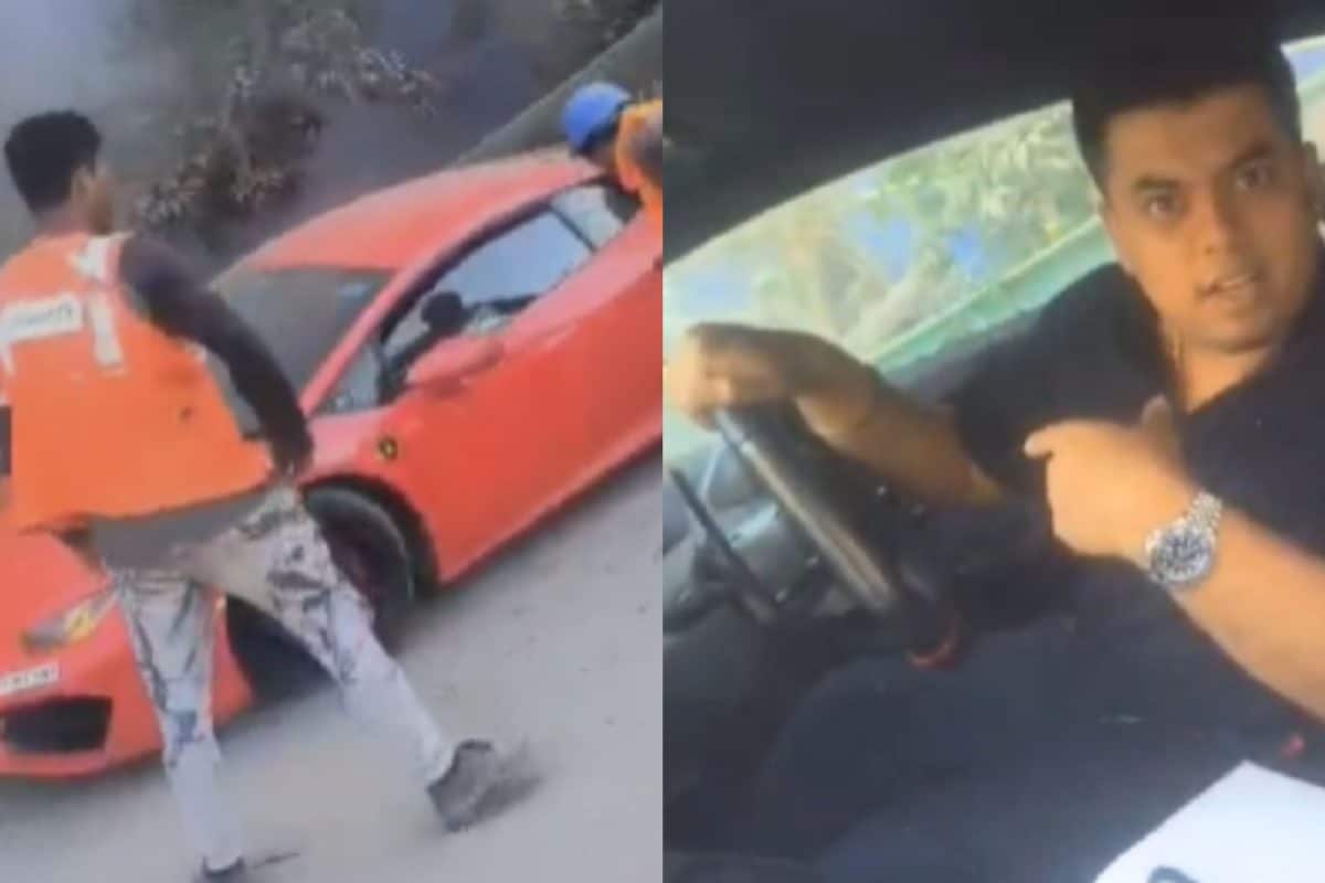 Lamborghini Driver Hits 2 Workers On Noida Road, Casually Asks ‘Did Anyone Die?’ | Video