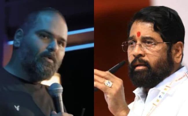 “Kunal Kamra Is Contract Comedian”: Sena vs Sena Over Jibe At Eknath Shinde