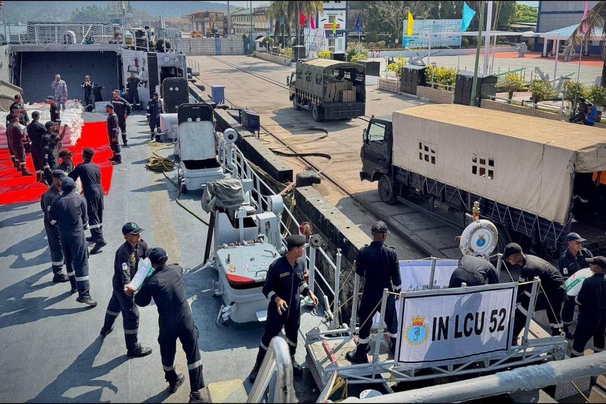 Two More Indian Navy Ships Sail For Quake-Hit Myanmar With Disaster Relief Supplies