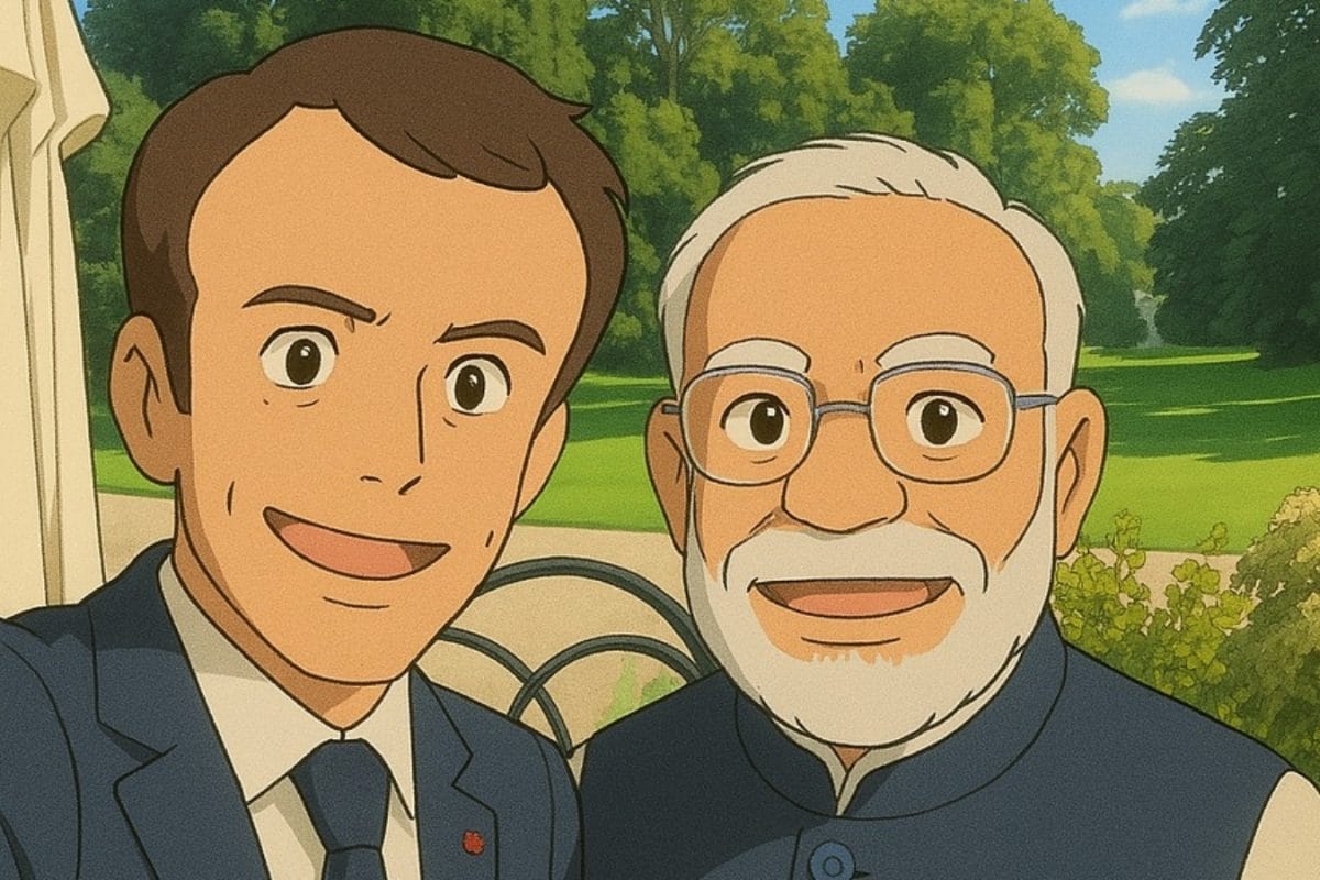 French Embassy Joins Studio Ghibli Craze, Shares Animated Avatars Of PM Modi And Macron