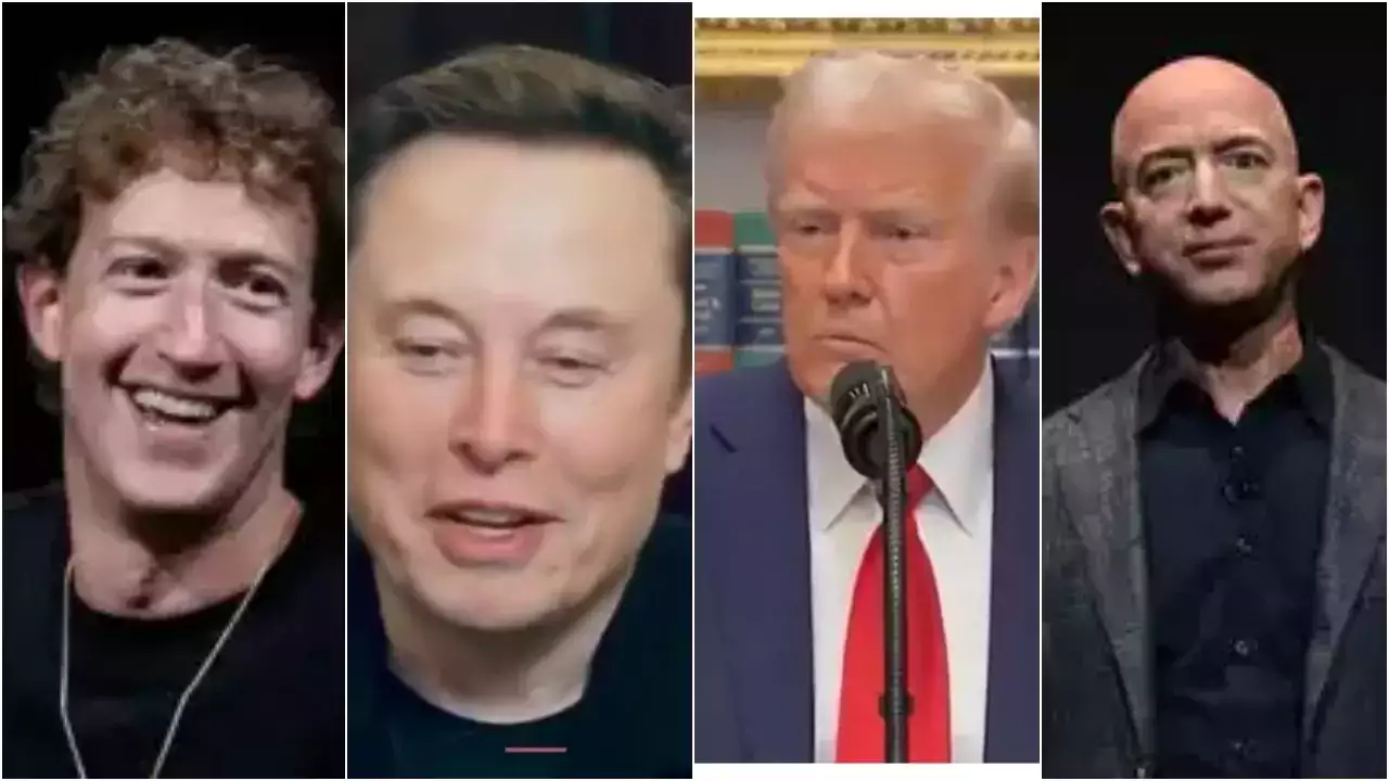 Musk to Bezos, billionaires who attended Trump’s inauguration face $209 billion loss