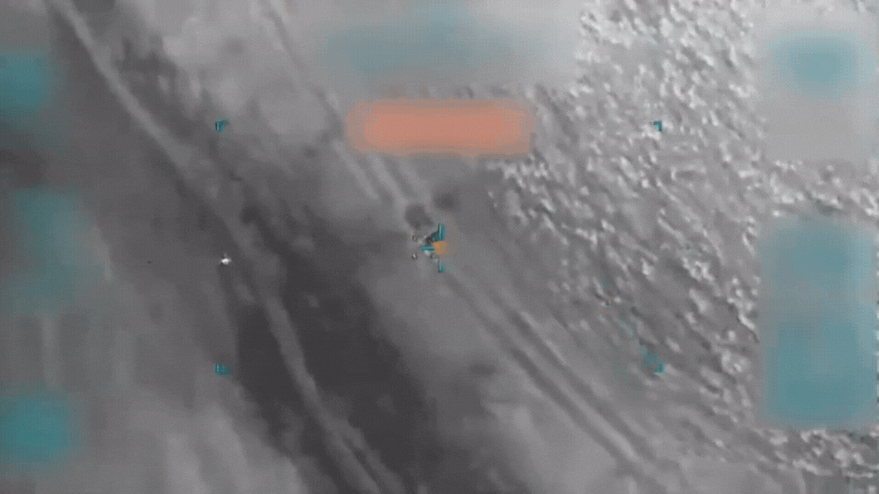 ‘Had unexploded suicide vest on’: Video shows US missile strike on ISIS leader