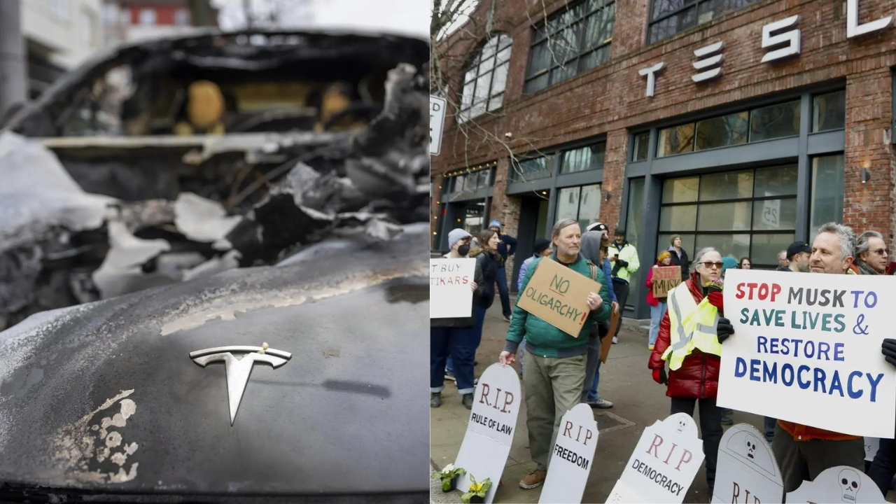 Tesla trouble: Once an icon for libs, Musk vehicles now a hated MAGA symbol