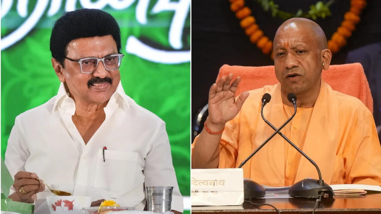‘Political black comedy at its darkest’: Stalin slams Yogi over ‘hate’ remark amid language row