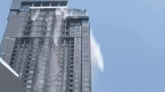 Myanmar earthquake: Videos capture collapsing buildings, cracked roads, and mass panic