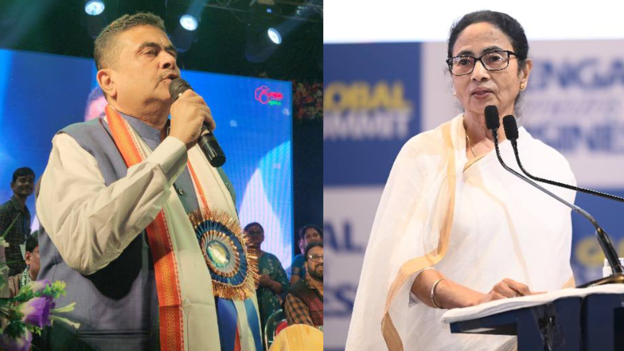 ‘Treasonous’: Suvendu Adhikari urges Jaishankar to ban Mamata’s foreign visits