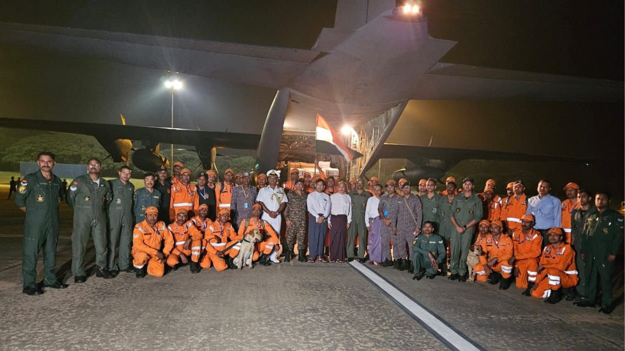 Acting as ‘first responder’, India rushes aid to quake-hit Myanmar
