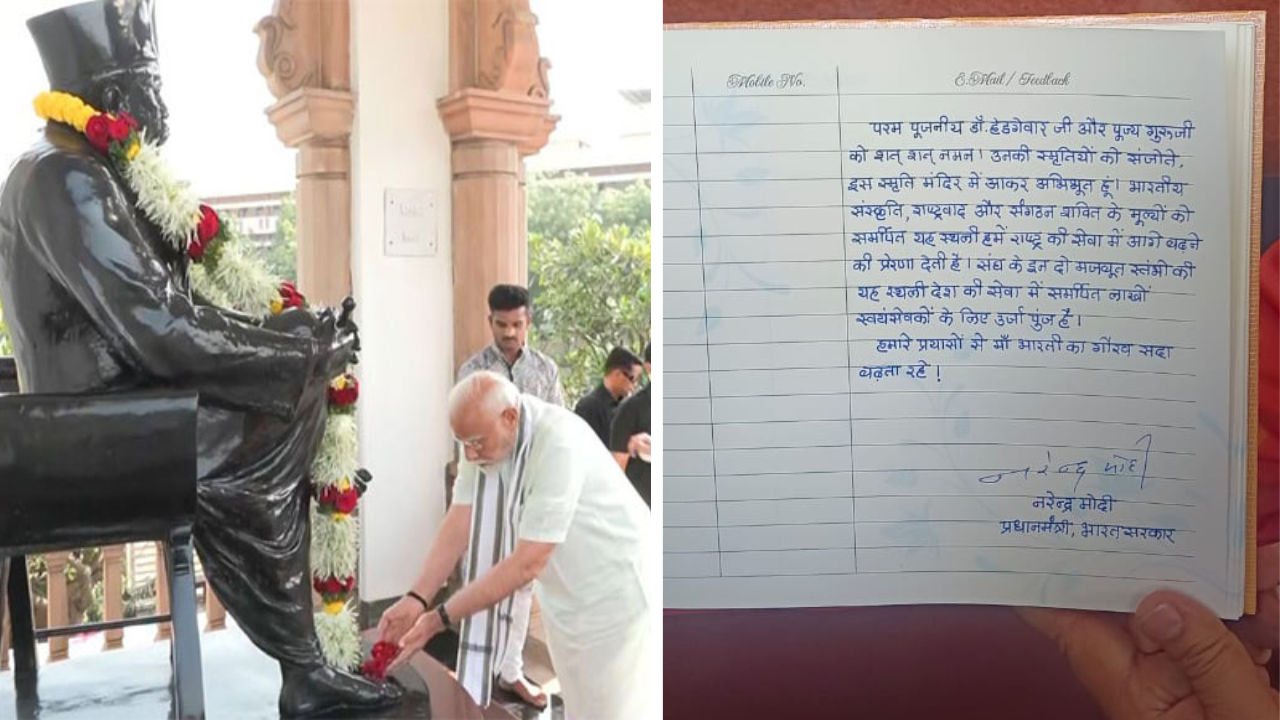 ‘Inspires us to serve nation’: PM Modi’s note on RSS’s Hedgewar & Golwalkar