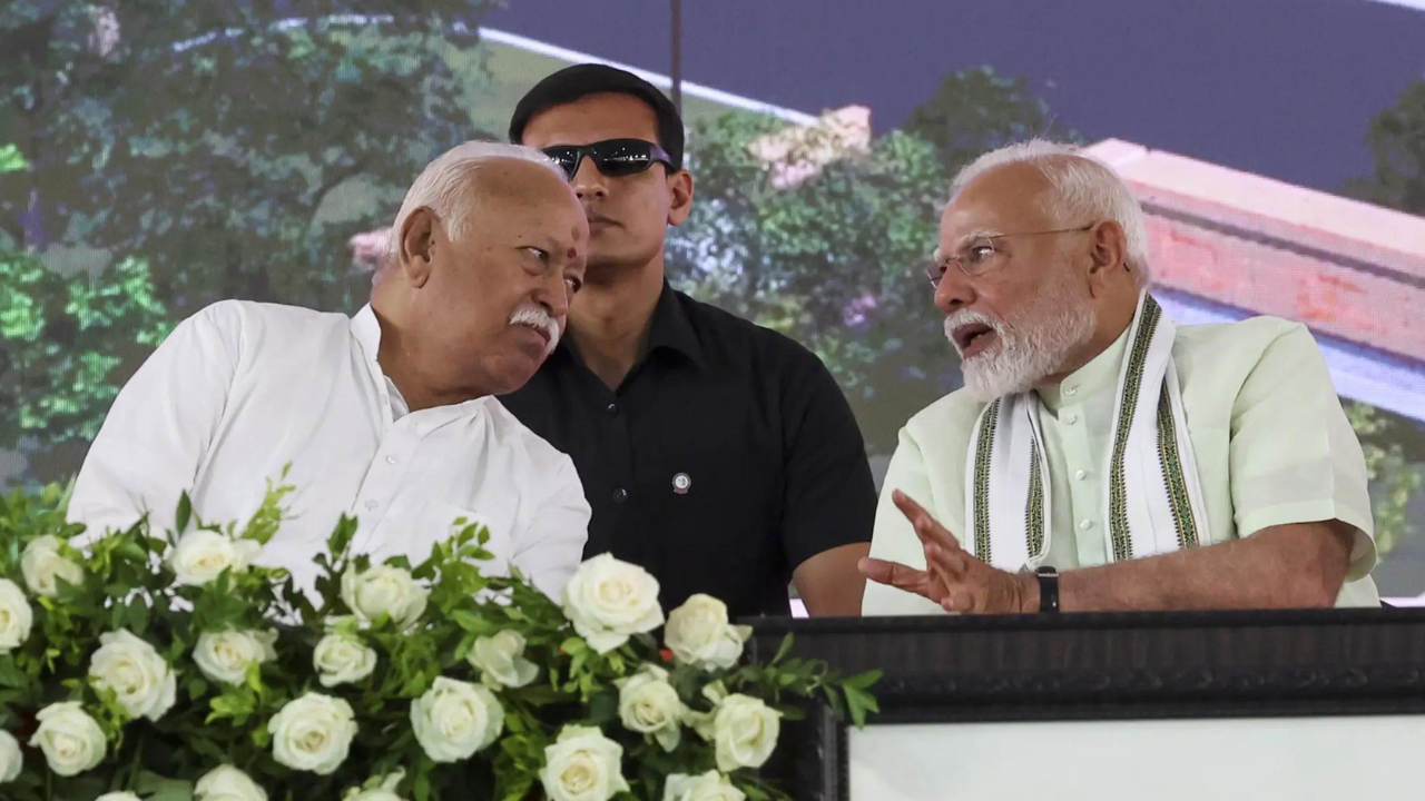 In first visit to RSS site as PM, Modi upholds BJP-Sangh ties