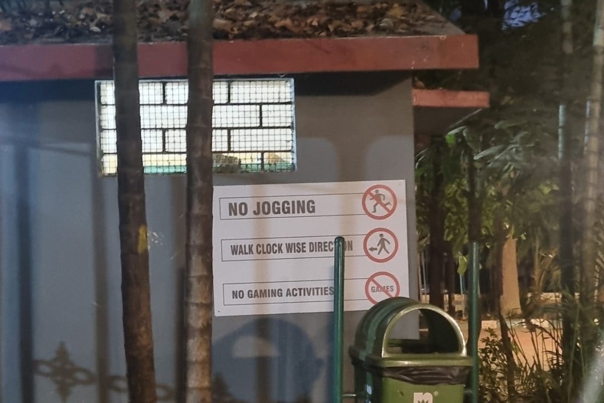 ‘No Jogging’, ‘Walk Clockwise Only’: Bengaluru Park’s Bizarre Rules Spark Buzz On Social Media