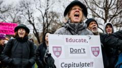 Trump freezes $2bn in Harvard funds after university rejects demands